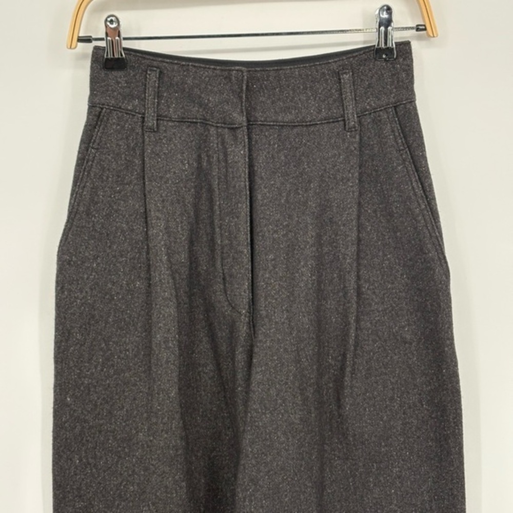 🧲 Girls of Dust Charcoal carrot barrel pleated Trousers
